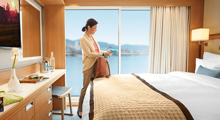 French Balcony Stateroom (C, D)